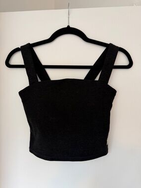 Vuori Elevation Square Neck Tank (Small, Black)